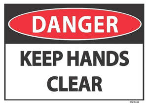 Products: Danger Keep Hands Clear - Safety Online