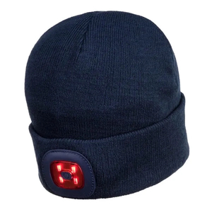 Beanie LED Head Light USB Rechargeable - Safety Online