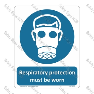 Products: MA54 – Respiratory Protection Must be Worn Sign