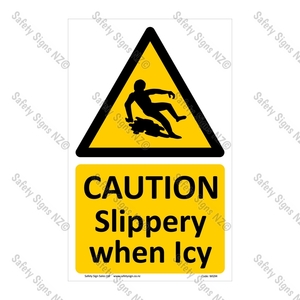 Products: WG94 – Slippery When Icy Sign