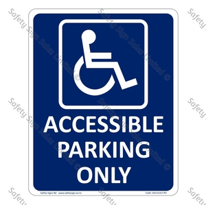 Products: CYO-GA131A – Accessible Parking Only