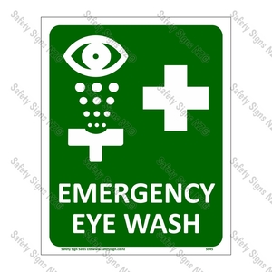 Products: SC45 – Emergency Eye Wash Sign