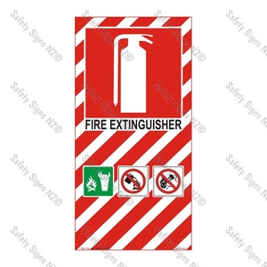 Products: CYO FBH20 – Fire Extinguisher Sign WATER