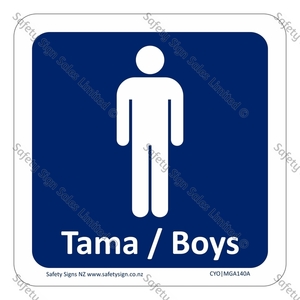 Products: CYO GA140A – Tama Boys Sign