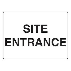 Products: Site Entrance