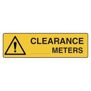 Products: Clearance Meters