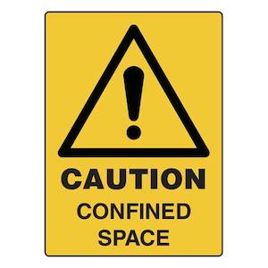 Products: Caution Confined Space