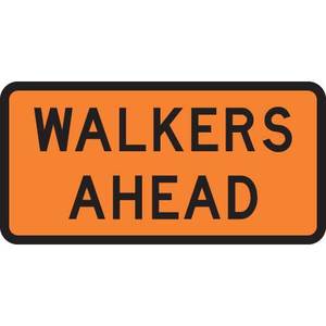 Pedestrian Cylist Signs Safety Signs Direct: Walkers Ahead Sign – Level 2