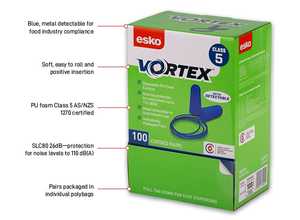 Vortex Blue Metal Detectable Earplugs Awesome