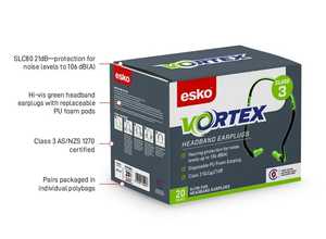 Vortex Green Headband Earplugs