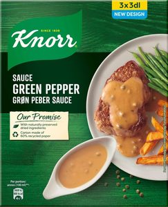 Products: Knorr Green Pepper Sauce 3-pack BB 30/11/2025