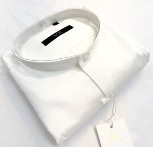 Cotton based beautiful mat look plain Chinese Collar Shirt