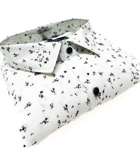Cotton based beautiful mat look print Shirt