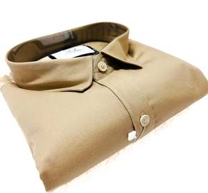 Shirts: Cotton based beautiful mat look plain Shirt