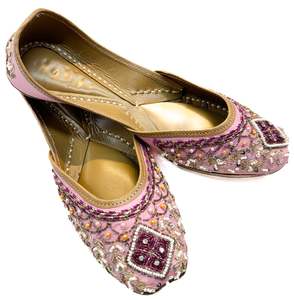 Pure leather very soft double cushioned based hand work Beautiful Punjabi Jutti