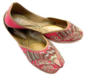 Pure leather very soft double cushioned based hand work Beautiful Punjabi Jutti
