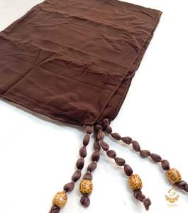 chocolate brown colour georgette based beautiful hijab