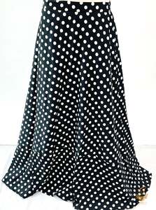 Skirts: Polka Dots beautiful floral print soft fabric multi flared skirts