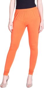 Leggings Or Tights: Lite Orange colour stretchable best quality legging
