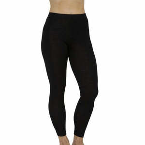 Leggings Or Tights: Black colour woolen stretchable laggings