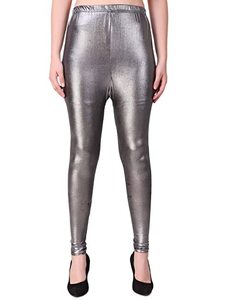 Silver black shade shimmery stretchable lycra lagging