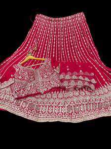 Georgette based beautiful embroidery work blouse with sequins work all over lehn&hellip;
