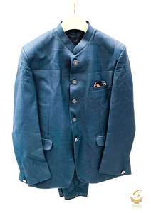 Anchor Grey colour beautiful soft fabric jodhpuri suit