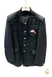 Black colour beautiful soft fabric jodhpuri suit