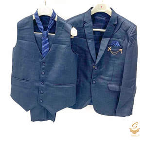 Mens Suit: Anchor Grey colour Mens 4 piece suit