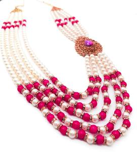 Sherwani Necklace Moti Mala: Jerkan with Pearls beautiful mala for groom sherwani