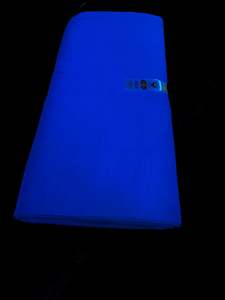 Cobalt Blue colour Rubia Voile turban fabric ($5 Per Meter)