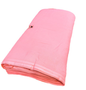 Salmon Pink Colour Pure Full Voile Turban Fabric ($5 Per Meter)