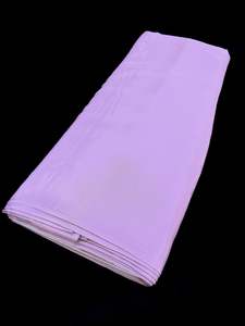 Crape: Pale purple color Pure and soft Crepe Silk Fabric (per meter)