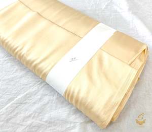 Japanese Satin: Buttermilk colour japanese satin (per meter) 126cm width