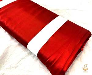 Dark MAroon colour japanese satin (per meter) 126cm width
