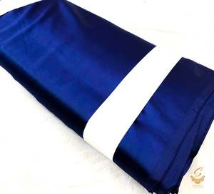 Nevi blue colour japanese satin (per meter) 126cm width