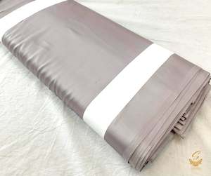 Grey colour japanese satin (per meter) 126cm width