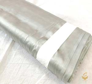 Japanese Satin: Grey colour japanese satin (per meter) 126cm width