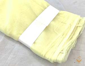 Netting: PAstel lemon colour netting (per meter)146 cm width