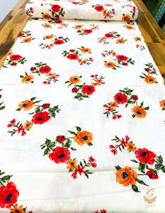 Rayon: Rayon based Digital Print beautiful soft fabric(Per meter) 116cm width