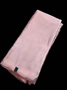 Pastel Crepe Pink colour Satin Silk beautiful soft fabric(Per meter) 112cm width
