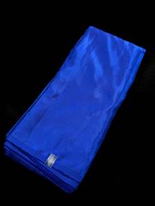 Satin: Royal Blue colour Satin Silk beautiful soft fabric(Per meter) 112cm width