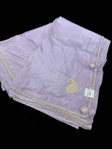 (Video clip attached)Lavender color Very very soft organza base fabric With Beau&hellip;