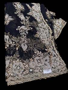 (Video Clip attached )Heavy work designer Saree with netting base fabric and sto&hellip;
