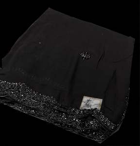 Beautiful handwork stonework border on Soft georgette Sarees