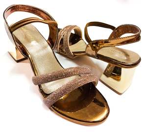 Stone beaded Heels