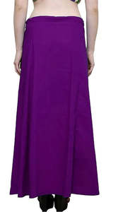 Under Skirts Or Peticott: Violet colour waist size-44 inch Under skirt or peticott in cotton fabric