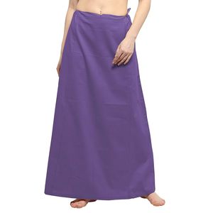 Under Skirts Or Peticott: Light Purple colour waist size-44 inch Under skirt or peticott in cotton fabric