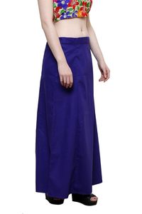 Under Skirts Or Peticott: Royal Blue color cotton Petticoat