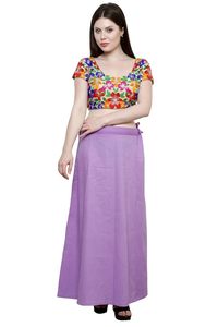 Under Skirts Or Peticott: Lavender color cotton Petticoat